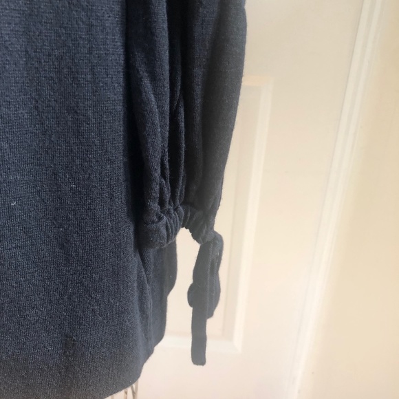 Chloe Wool / Silk Black Dress - Picture 3 of 5